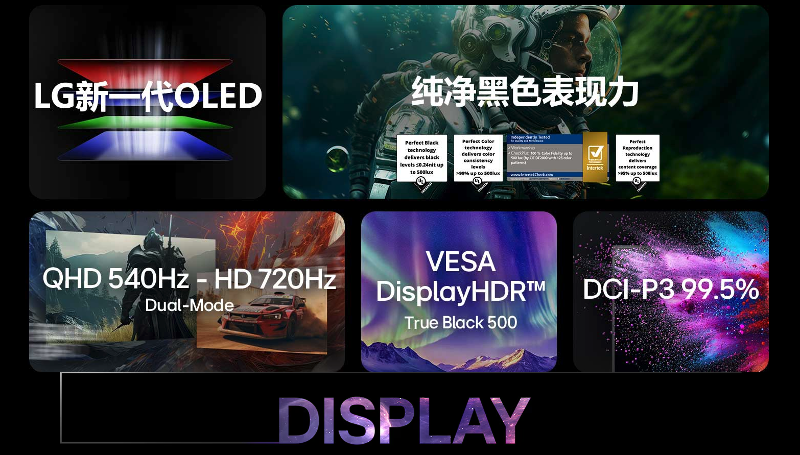 LG 27GX790B OLED显示器上线 双模高刷+1500尼特峰值亮度